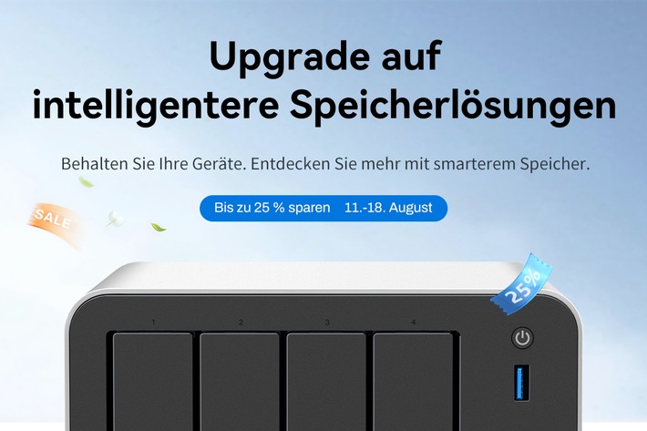 TerraMaster Speicher-Upgrade-Programm offiziell gestartet: Speicher aufrüsten und eine neue Ära intelligenter KI-Nutzung eröffnen
