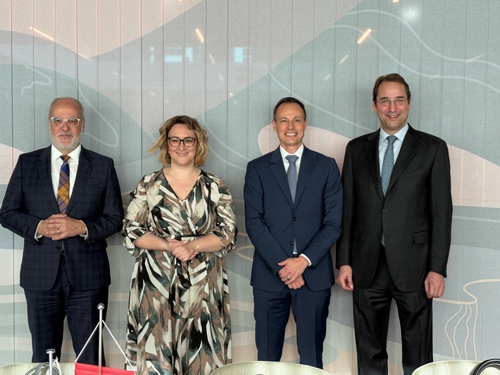 Treffen auf hoher Verwaltungsebene der Aussenministerien aus Österreich, der Schweiz, Slowenien und Liechtenstein in Vaduz