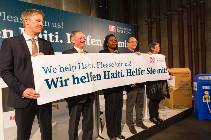 Deutsche Bahn Stiftung ermöglicht Hilfsaktion: 73 Tonnen Hilfsgüter auf dem Weg nach Haiti
