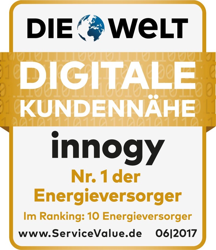 innogy: Auszeichnung für beste digitale Kundennähe