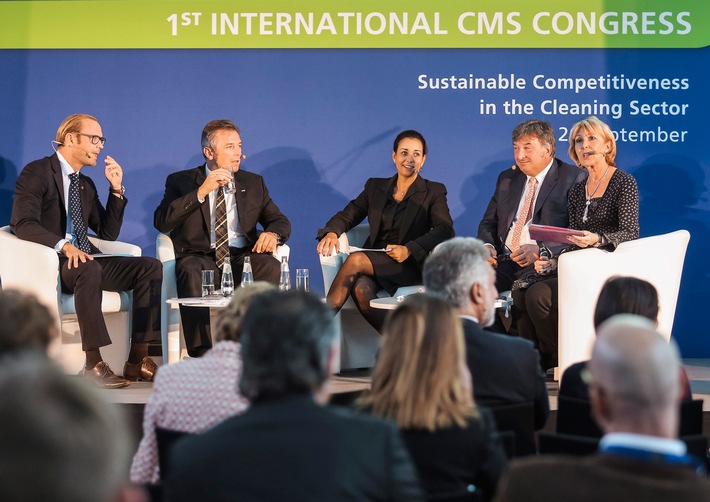 CMS 2015 Berlin - Cleaning.Management.Services. / 22. bis 25. September 2015 / "Mensch und Markt" im Fokus des 2. Internationalen CMS Kongresses