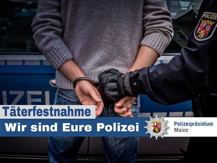 POL-PPMZ: Gau-Algesheim - Täterfestnahme nach Einbruchsdiebstahl