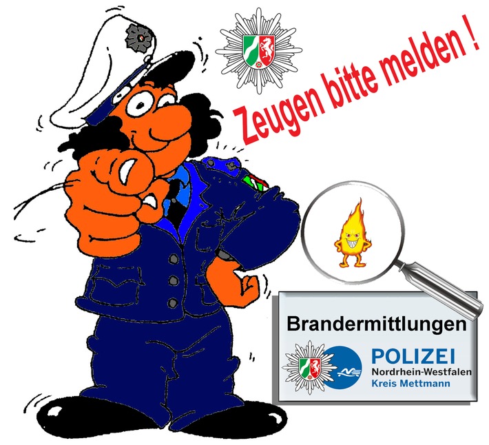 POL-ME: Brandstiftung forderte hohen Sachschaden - Polizei ermittelt ! - Monheim - 1901141
