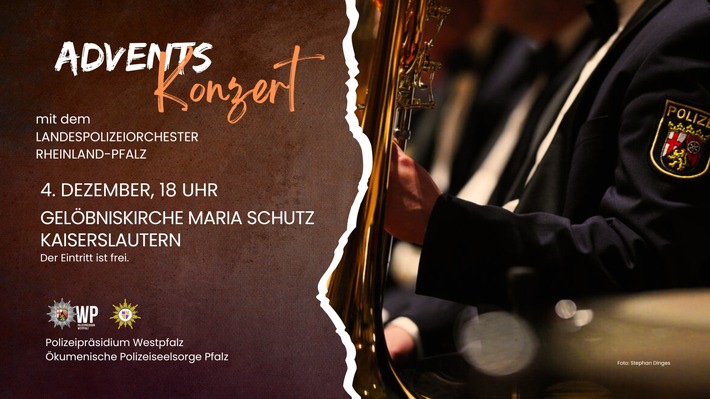 POL-PPWP: Adventskonzert 2025 - Termin vormerken