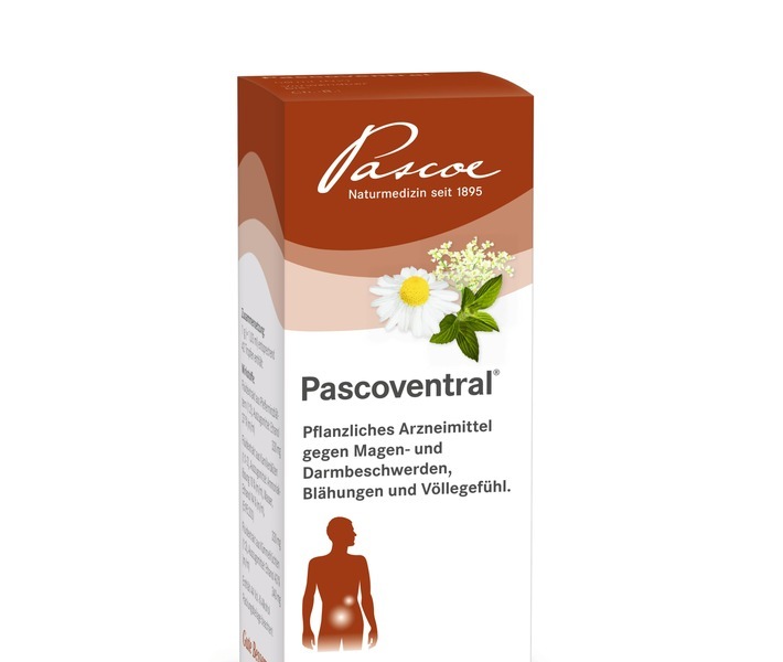 Pascoventral® - ohne Schöllkraut und nicht nur deshalb eine gute Wahl bei Magen- und Darmbeschwerden / Weiterer Text über ots und www.presseportal.de/nr/12261 / Die Verwendung dieses Bildes ist für redaktionelle Zwecke honorarfrei. Veröffentlichung bitte unter Quellenangabe: "obs/Pascoe Naturmedizin/@Pascoe Naturemdizin"