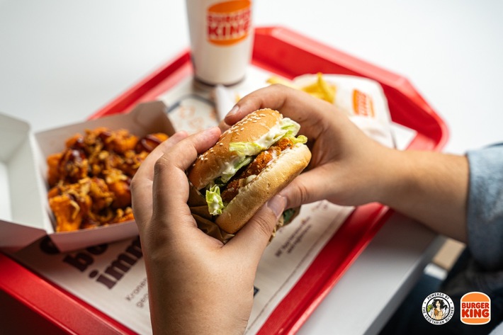 Neuer Crunch für Plant-based Fans / Burger King® Deutschland und The Vegetarian Butcher(TM) bringen erstmals das Plant-based Crispy Chicken Patty auf die Speisekarte