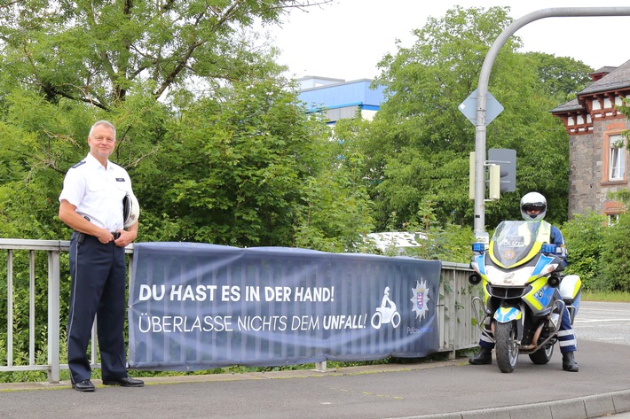 POL-OH: Motorradkontrollen im Vogelsberg und in der Rhön: "Du hast es in der Hand - Überlasse nichts dem Unfall!"