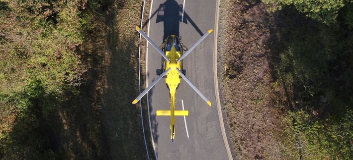 &quot;Christoph 10&quot; in Wittlich fliegt 50.000. Rettungseinsatz / ADAC Rettungshubschrauber deutschlandweit im Spitzenbereich / Jährlich mehr als 2000 Einsätze