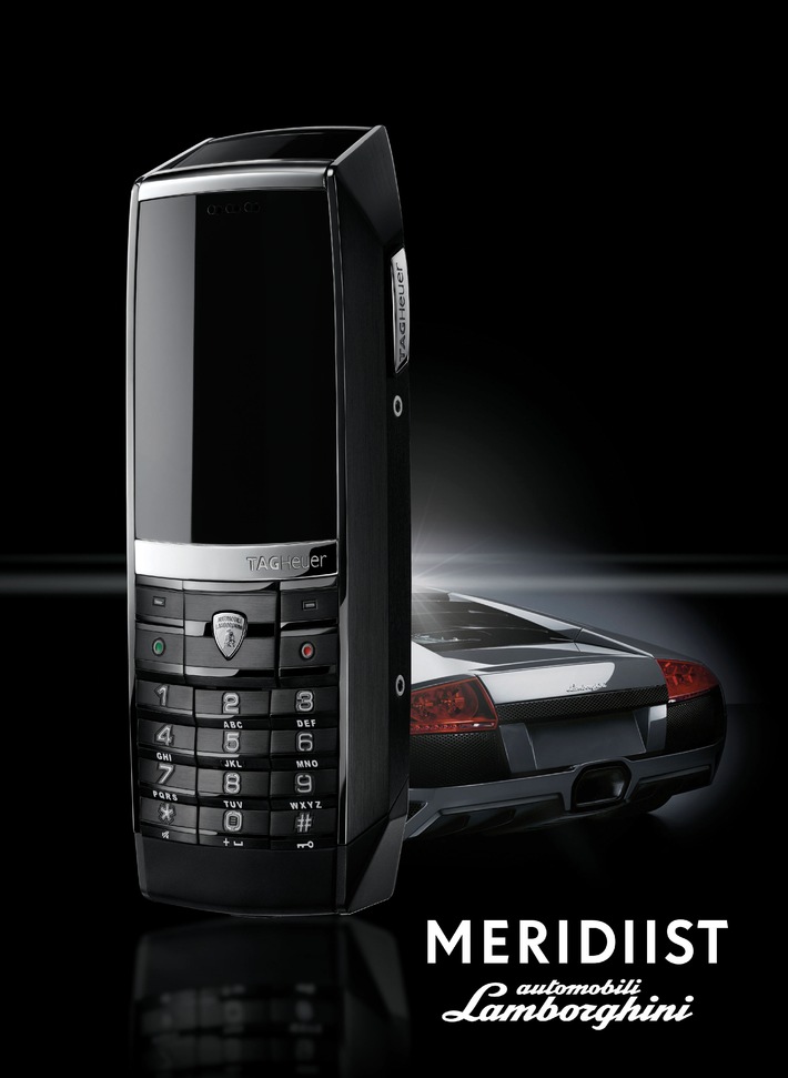 MERIDIIST Automobili Lamborghini, le nouveau téléphone portable de luxe par TAG Heuer