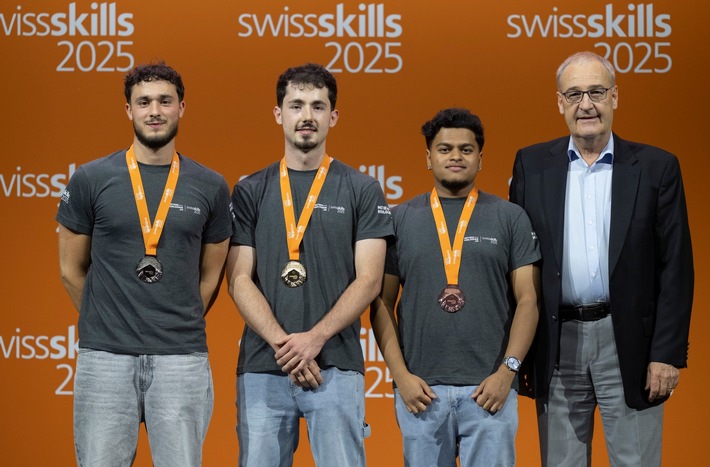 SwissSkills 2025 : trois médailles pour la Berne francophone !