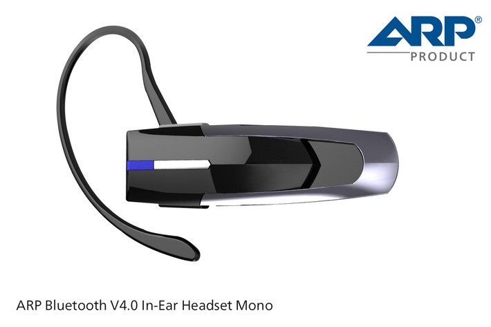 Das neue ARP Bluetooth V4.0 In-Ear Headset - der perfekte Begleiter auf Reisen (BILD)