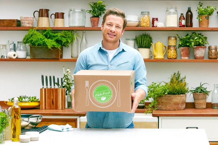 HelloFresh bringt Jamie Oliver in Deutschlands Küchen