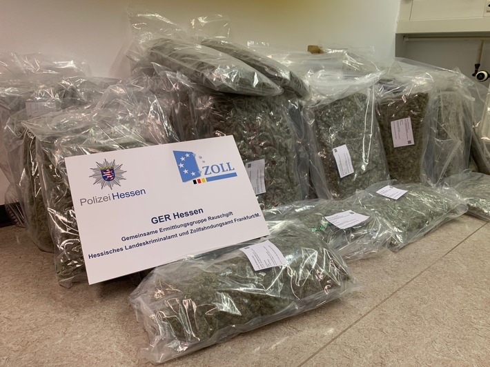 ZOLL-F: Verdacht des unerlaubten Handels mit Betäubungsmitteln: Vier Männer festgenommen // 47 Kilogramm Marihuana sichergestellt