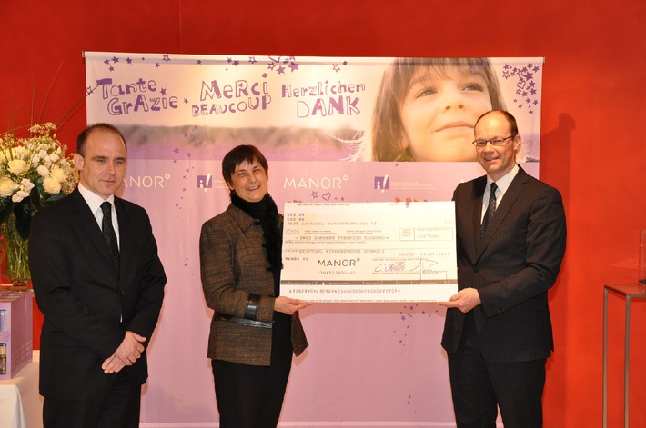 250&#039;000 francs au bénéfice de la Fondation Suisse pour la Protection de l&#039;Enfant