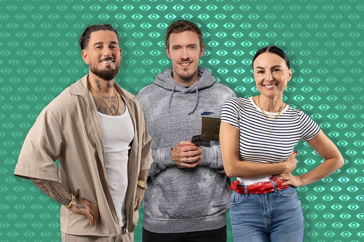 "Tatort"-Ermittlerin Mimi Fiedler, Ex-Nationalspieler Max Kruse und Reality-Star Mike Heiter ziehen bei "Promi Big Brother" ein - live ab Montag, 7. Oktober in SAT.1