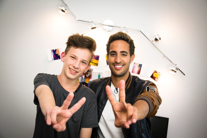 YouTube-Star im Kinderzimmer: Sami Slimani überrascht "The Voice Kids"-Talent Robin (13)