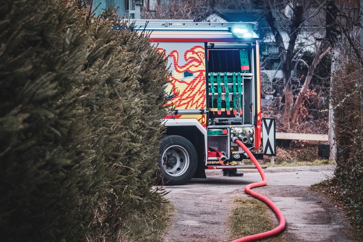 Feuerwehr Rostock: Gasaustritt im Riekdahler Weg