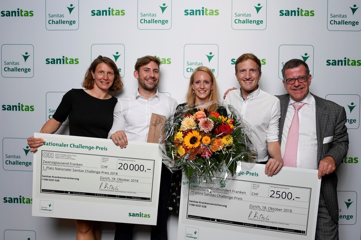 Förderpreis im Jugendbreitensport / Parkour Luzern gewinnt nationalen Sanitas Challenge-Preis 2018