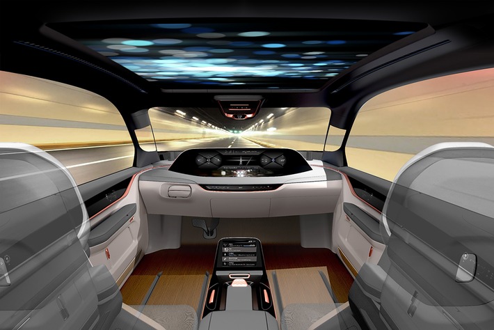 Yanfeng Automotive Interiors präsentiert den &quot;Next Living Space&quot; auf der IAA 2017 / Wie Menschen zukünftig im Auto entspannen, arbeiten und spielen