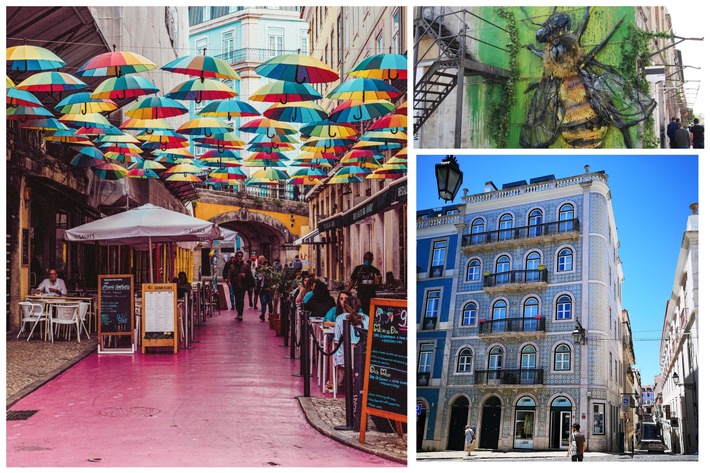Lissabons bunte Seiten entdecken – farbenfrohe Straßen, Street Art und Azulejos