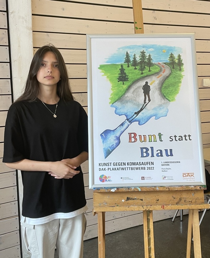 Haßfurter Schülerin gewinnt Plakatwettbewerb gegen Komasaufen in Bayern