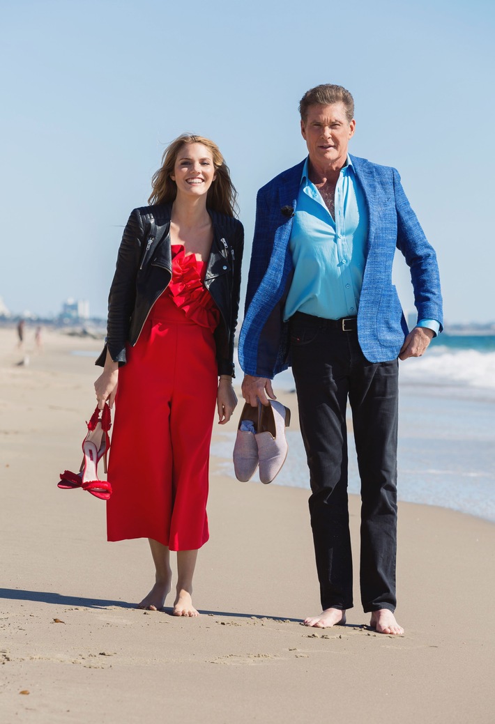 Hochzeit in Italien: Viviane Geppert trifft David Hasselhoff und seine Verlobte in L.A. - "red." am Donnerstag, 1. März, um 22:30 Uhr auf ProSieben