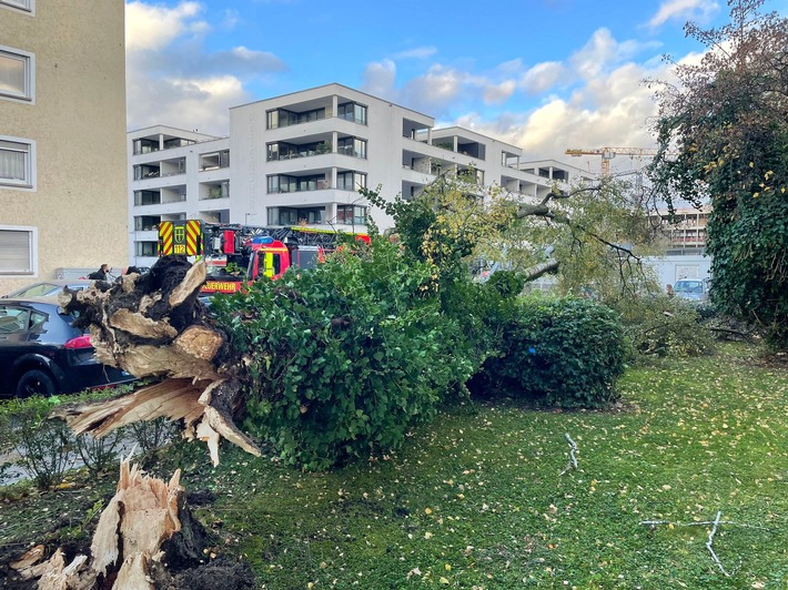 FW Konstanz: Unwetterlage fordert die Feuerwehr