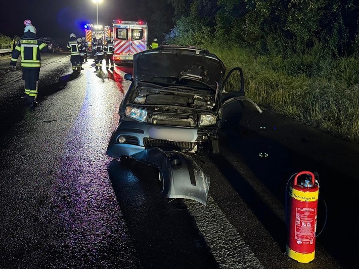 FW-EN: Schwerer Verkehrsunfall auf der BAB 43 & Umweltschutzeinsatz durch Hydraulikproblem an Schwertransporter