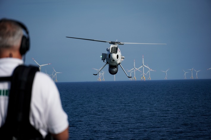 BPOL-CUX: Bundespolizei setzt unbemanntes Luftsystem in der Nordsee ein. Unterstützung maritimer Sicherheitsaufgaben durch moderne Drohnentechnologie.