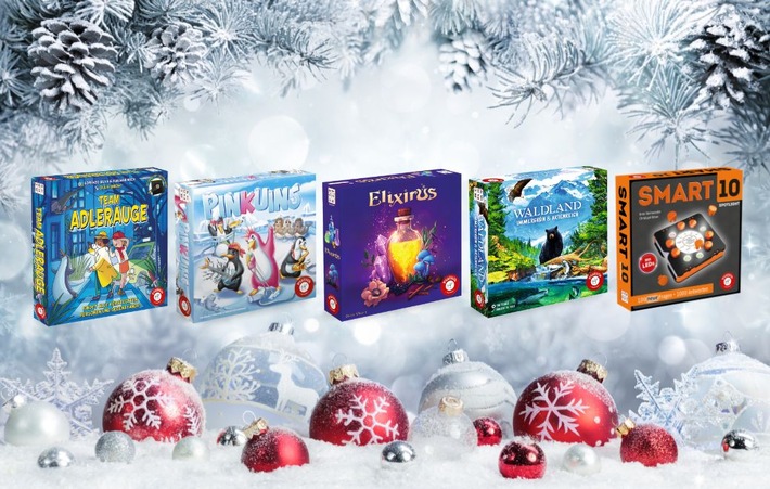 Verspielte Weihnachtstage voraus! Piatnik hat bunte Spielideen für Kinder, Familien und Freunde
