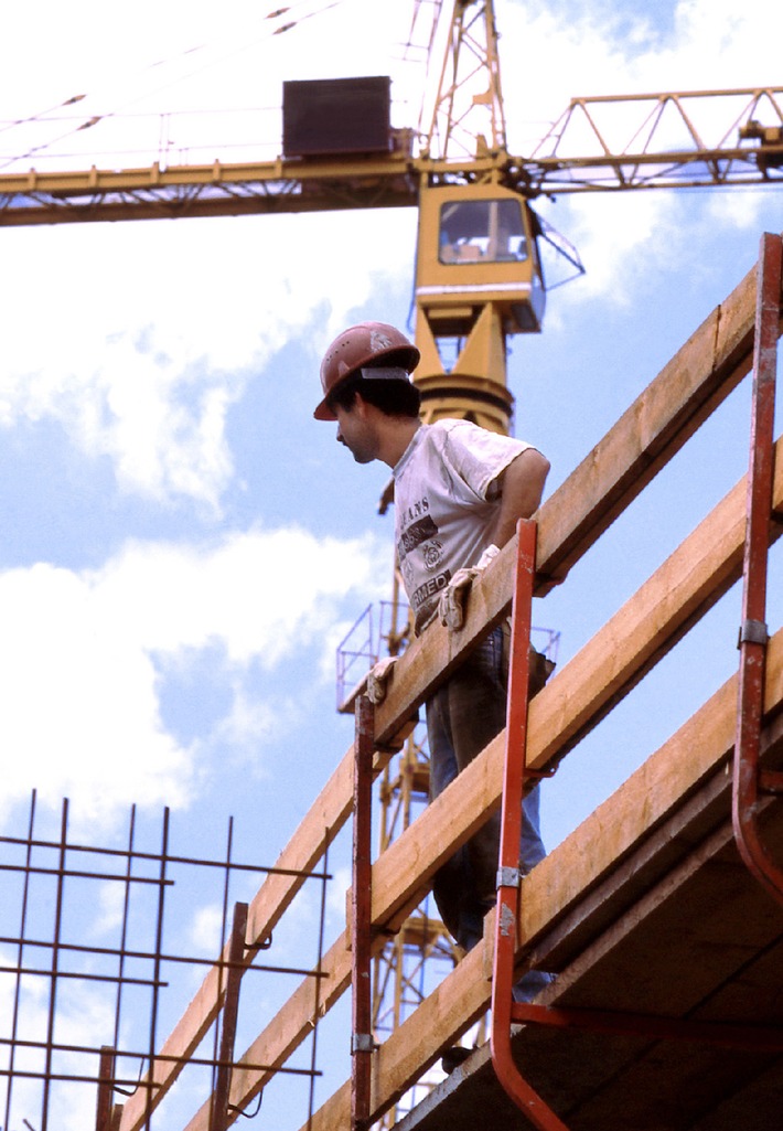 Rekordtief bei den Arbeitsunfällen in der Bauwirtschaft