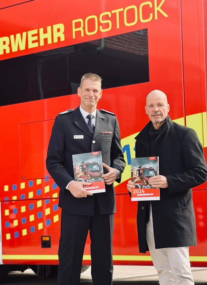 Feuerwehr Rostock: Einsatzzahlen steigen - Investitionen sichern Zukunftsfähigkeit Feuerwehr Rostock veröffentlicht Jahresbericht 2024