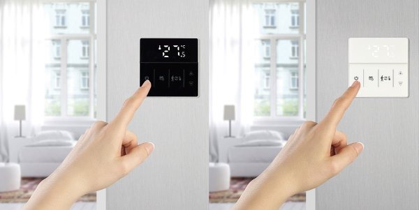 revolt WLAN-Fußbodenheizung-Thermostat mit App und Sprachsteuerung, weiß oder schwarz: Wohlfühl-Temperatur genießen und Energie sparen