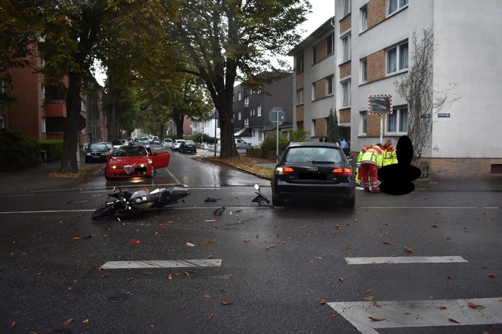 POL-MG: Motorradfahrer schwerverletzt