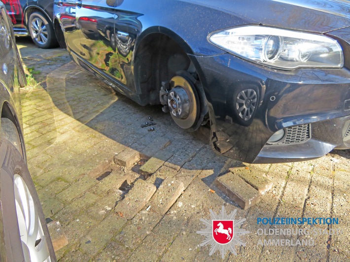 POL-OL: +++ Diebe entwenden hochwertige Kompletträder +++