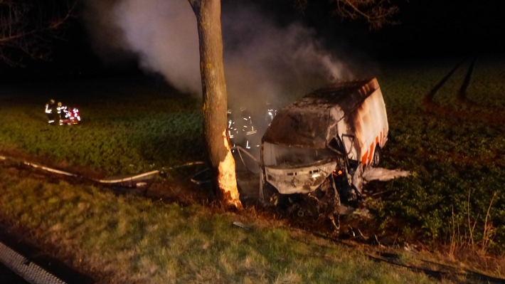 POL-DN: Schwerer Verkehrsunfall auf der L218