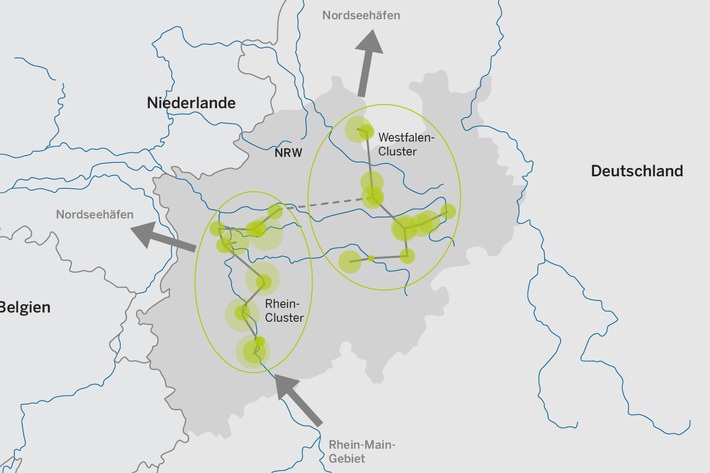Aufbau einer Infrastruktur für den Transport von Kohlendioxid: IN4climate.NRW veröffentlicht Diskussionspapier