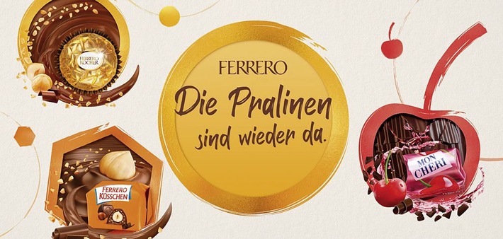 Gemeinsam genießen: Ferrero bringt die Pralinenklassiker nach der Sommerpause zurück in den Handel