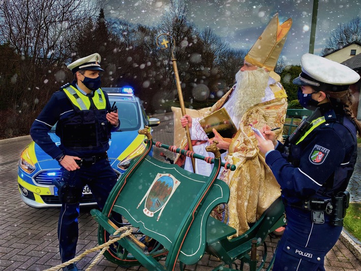 POL-HA: Nikolaus gerät in Polizeikontrolle