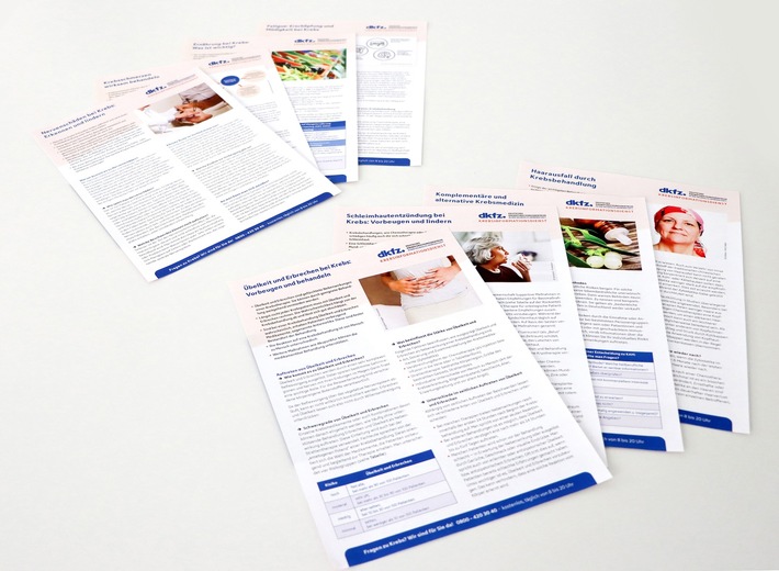 Informationsblätter rund um Krebs – gut verständlich und topaktuell