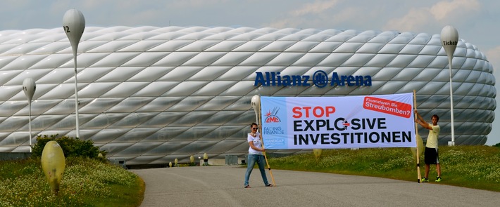 Explosive Investitionen bei der Allianz? 
Aktion in München klärt auf (BILD)