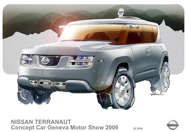 Nissan auf dem Genfer Automobil-Salon 2006 - Abenteuer & Alltag: Die Konzepte Terranaut und Pivo