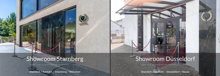 Showroom-Flächen: München / Starnberg & Düsseldorf / Neuss / Weiterer Text über ots und www.presseportal.de/nr/158583 / Die Verwendung dieses Bildes ist für redaktionelle Zwecke unter Beachtung ggf. genannter Nutzungsbedingungen honorarfrei. Veröffentlichung bitte mit Bildrechte-Hinweis.