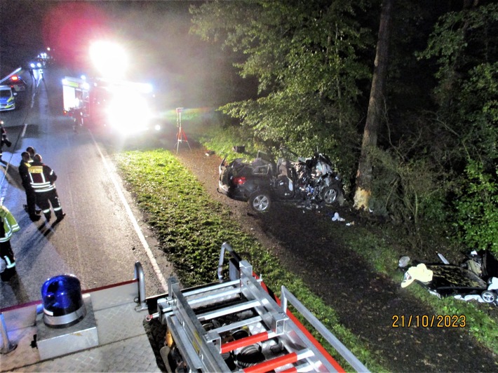 POL-ROW: ++Schwerer Verkehrsunfall mit vier Verletzten in Basdahl++ Stromausfall im Bereich Scheeßel und Sottrum++