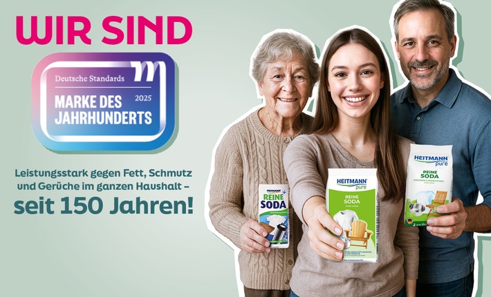 Medaillenrausch für HEITMANN pure: Unsere nachhaltige Lieblingsmarke jetzt „Marke des Jahrhunderts“