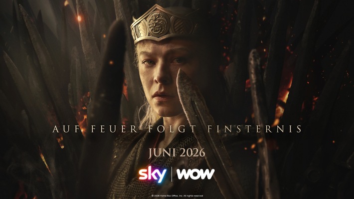 "House of the Dragon": Dritte Staffel ab 22. Juni auf Sky und WOW