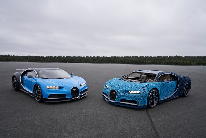 Der erste fahrbare LEGO Technic Bugatti Chiron in Originalgröße - eine Pionierleistung in Sachen Technik und Design