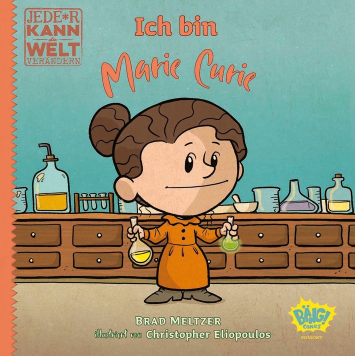 „Ich glaube an die Macht Wissenschaft.“ - Die Geschichte von Marie Curie jetzt als Comic für Kinder