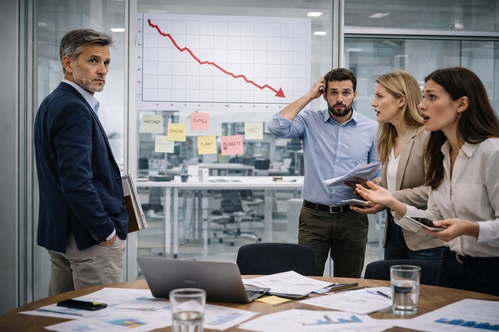 Nicht die Mitarbeiter machen die Wirtschaft krank / Die Trendstudie Mittelstand zeigt: 70 Prozent der Führung verpuffen aufgrund von Entscheidungslosigkeit und die Mitarbeiter zahlen den Preis