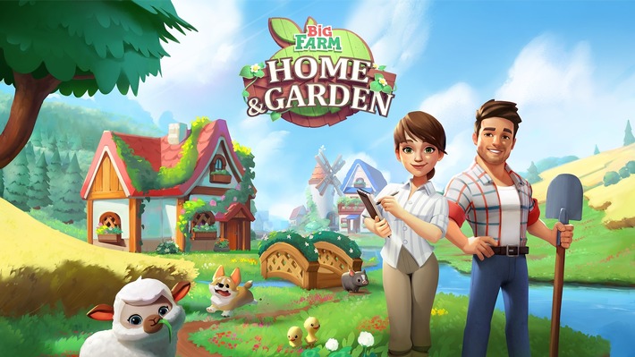 Goodgame Studios erweitert die Marke BIG FARM um neuen Match-3-Titel Big Farm: Home &amp; Garden
